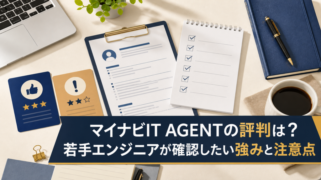 マイナビIT AGENTの評判は？若手エンジニアが確認したい強みと注意点